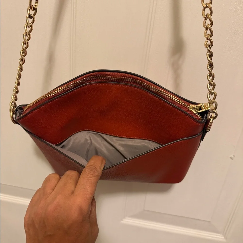 Anne Kline Elegant Red Crossbody Bag